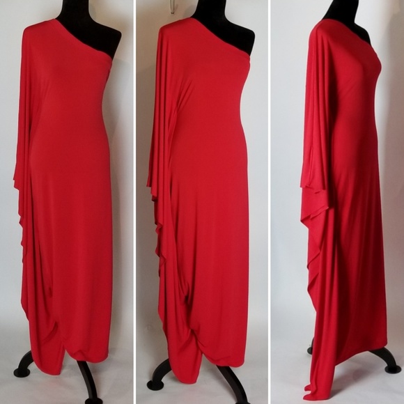 Dresses & Skirts - One Shoulder Maxi Dress